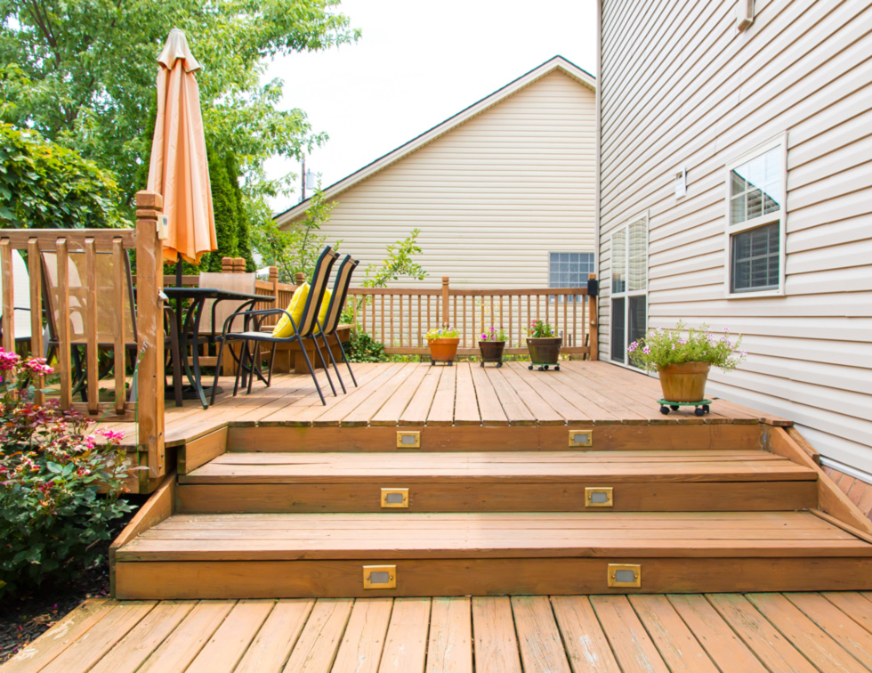 Multi-Layer deck for your home deck project.