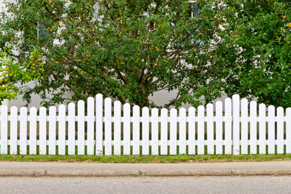 Aesthetically designed fence for added curbside appeal.